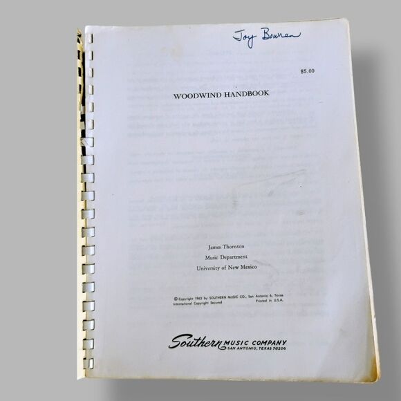 Woodwind Handbook James Thornton - Picture 3 of 3